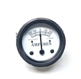 Ab1190r Aftermarket Reproduction Ammeter 20-0-20 White Face For John Deere Bo Br H L La Tractors