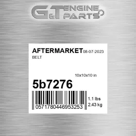 5b7276 Aftermarket Replacement Belt New 5b7276 Aftermarket Replacement Belt New