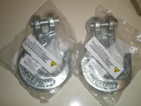 3013-1738 Atlantic Slip Chain Hook Set For 7/16 Inch Size - Shackle Type -large Heavy Duty