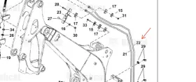 7198293 Bobcat Excavator Hydraulic Tubeline E32 E35 E40 Oem -r