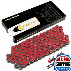 Caltric B07lb4qywn Red Drive Chain Compatible Honda Crf230f Crf230l Crf230m 2003-2018