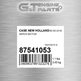 87541053 Case New Holland Replacement Wiper Motor Fits Oem