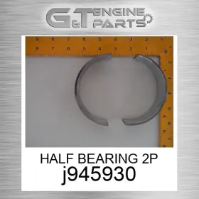 J945930 Case New Holland Replacement Half Bearing 2p Fits Surplus Open Box