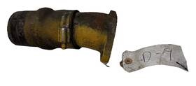 Cat 1p-2635 Used Caterpillar 1p2635 Elbow Genuine Oem With Connector And Clamp