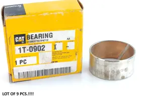 1t-0902 Cat Lot Of 9 Sleeve Bearing Bushing I.d. 1.76 Inch O.d. 1.88 Genuine 1t-0902 Cat Lot Of 9 Sleeve Bearing Bushing I.d. 1.76 Inch O.d. 1.88 Genuine