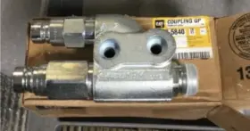 218-5840 Cat Caterpillar Fitting Gp-hydraulic -quick Disconnect Male High Flow
