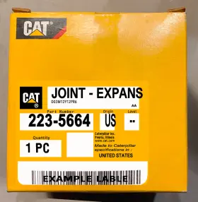 223-5664 Cat Caterpillar Expansion Joint Genuine Oem New
