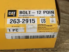 263-2915 Cat Caterpillar M16-2 X 180mm 12 Point Head Bolt For Cylinder