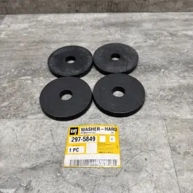 297-5849 Cat Qty 4 Oem Caterpillar 2975849 Hard Steel Flat Washer 5/8 Inch Id New