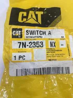7n-2353 Cat Caterpillar Switch A 24v Toggle Excavator / Asphalt Paver