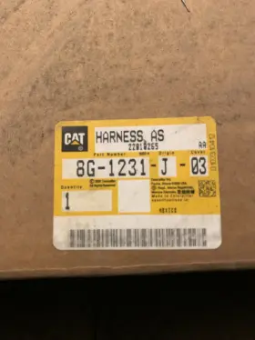8g-1231 Cat Authentic Caterpillar Harness Assembly Part # Original Box