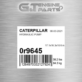 0r-9645 Caterpillar Replacement 0r9645 Hydraulic Pump Fits New Aftermarket