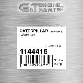 Caterpillar Replacement 1144416 Radiator Core Fits Rebuilt