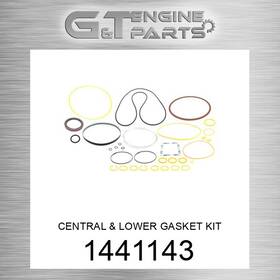 Caterpillar Replacement 1441143 144-1143 Central And Lower Gasket Kit Fits New Aftermarket