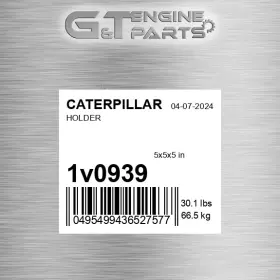 1v0939 Caterpillar Replacement Holder Fits New Aftermarket 1v0939 Caterpillar Replacement Holder Fits New Aftermarket