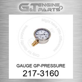 Caterpillar Replacement 217-3160 Gauge Gp-pressure Fits New Aftermarket