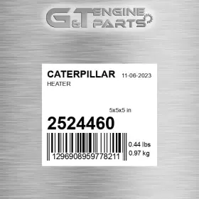 2524460 Caterpillar Replacement Heater Fits New Aftermarket