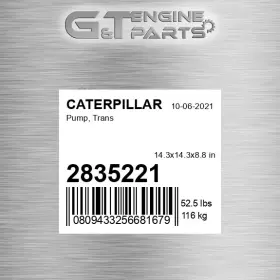 2835221 Caterpillar Replacement Pump Trans Fits New Aftermarket 2835221 Caterpillar Replacement Pump Trans Fits New Aftermarket