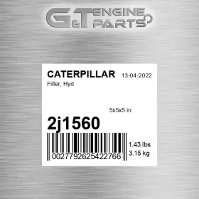2j1560 Caterpillar Replacement Filter Hyd Fits New Aftermarket 2j1560 Caterpillar Replacement Filter Hyd Fits New Aftermarket