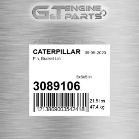 3089106 Caterpillar Replacement Pin Bucket Lin Fits New Aftermarket 3089106 Caterpillar Replacement Pin Bucket Lin Fits New Aftermarket