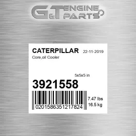 3921558 Caterpillar Replacement Core Oil Cooler Fits New Aftermarket
