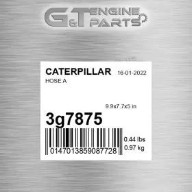 3g7875 Caterpillar Replacement Hose A Fits New Aftermarket 3g7875 Caterpillar Replacement Hose A Fits New Aftermarket