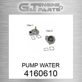 Caterpillar Replacement 4160610 Pump Water Fits New Aftermarket