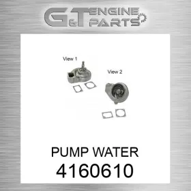 4160610 Caterpillar Replacement Pump Water Fits New Aftermarket