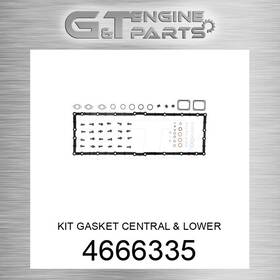 Caterpillar Replacement 4666335 Kit Gasket Central And Lower Fits New Aftermarket