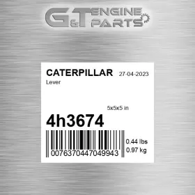 4h3674 Caterpillar Replacement Lever Fits New Aftermarket