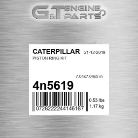 4n-5619 Caterpillar Replacement 4n5619 Piston Ring Kit Fits New Aftermarket