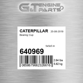 640969 Caterpillar Replacement Bearing Cup Fits New Aftermarket 640969 Caterpillar Replacement Bearing Cup Fits New Aftermarket