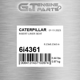 6i4361 Caterpillar Replacement Insert Liner Seat Fits New Aftermarket 6i4361 Caterpillar Replacement Insert Liner Seat Fits New Aftermarket