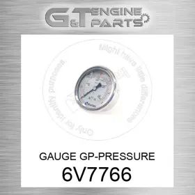 6v-7766 Caterpillar Replacement 6v7766 Gauge Gp-pressure Fits New Aftermarket