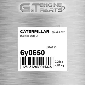 6y0650 Caterpillar Replacement Bushing D3b-g Fits New Aftermarket