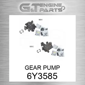 6y-3585 Caterpillar Replacement 6y3585 Gear Pump Fits New Aftermarket 6y-3585 Caterpillar Replacement 6y3585 Gear Pump Fits New Aftermarket