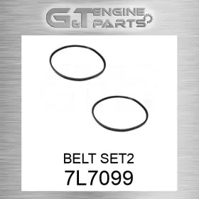7l7099 Caterpillar Replacement Belt Set2 Fits New Aftermarket