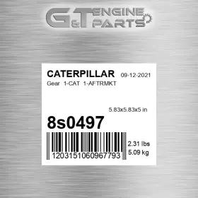 1-aftrmkt Caterpillar Replacement 8s0497 Gear 1-cat Fits New Aftermarket 1-aftrmkt Caterpillar Replacement 8s0497 Gear 1-cat Fits New Aftermarket