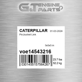 Voe14543216 Caterpillar Replacement Pin Bucket Link Fits New Aftermarket