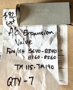 Cnh 82000932 New Ford And Holland - Expansion Valve 8160-8560 5640-8340 Tm115-190