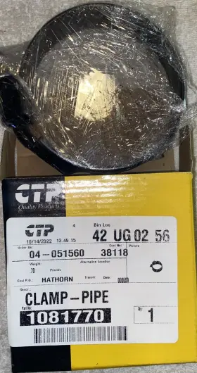 1081770 Ctp Pipe Clamp