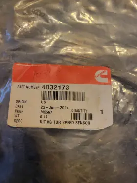 5550065 Cummins 4034196 Nos Genuine Turbocharger Speed Sensor 4032173