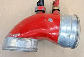 4946838 Cummins Turbo Neck Pipe Elbow 4 In Air To With Sensors Isl L9 4946838 Cummins Turbo Neck Pipe Elbow 4 In Air To With Sensors Isl L9