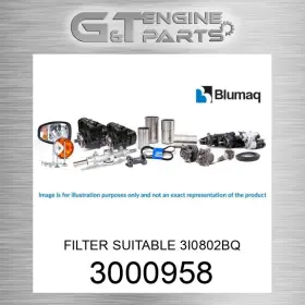 3i0802bq Cummins Replacement 3000958 Filter Suitable Fits New Aftermarket