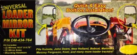 Dm-434-764 Depco Universal Tractor Loader Mount Dual Mirror Kit 10.5 Inch X 6.75 Mirrors Dm-434-764 Depco Universal Tractor Loader Mount Dual Mirror Kit 10.5 Inch X 6.75 Mirrors
