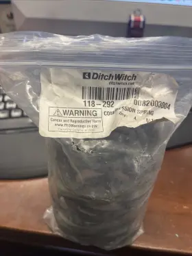 118-292 Ditch Witch 115-063 4 Brand New Genuine Compression Spring Free Shipping
