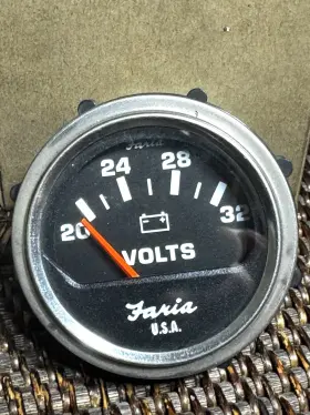 Vp0139a Faria Unused Volt Gauge Meter John Deere And Others Tractor New Vp0139a Faria Unused Volt Gauge Meter John Deere And Others Tractor New
