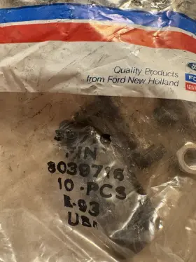 8039716 Ford 39716 10 Pack Genuine Oem New Holland Shear Bolt With Nut 9711e