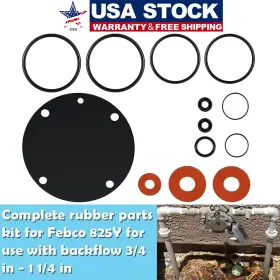 905111 Fx-motor Complete Rubber Repair Set Fit For Febco Backflow 825y Series 3/4 Inch -1-1/4 905111 Fx-motor Complete Rubber Repair Set Fit For Febco Backflow 825y Series 3/4 Inch -1-1/4