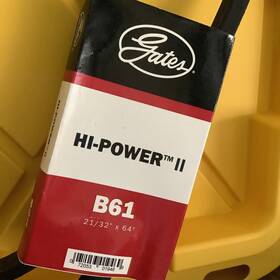 Gates Jdd36122 B61 V Belt Classical Section Wrap Same As Dayco Bp61